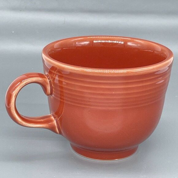 HLC Fiestaware Coffee Cup Lot of 2 Paprika Brown 3" Post 86 Replacement - Picture 10 of 12